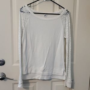 Lace Sleeve Top